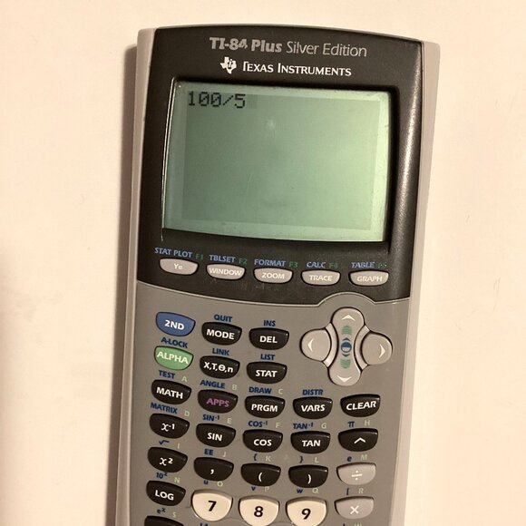 Texas Instruments TI-84 Plus Silver Edition Graphing Calculator w/ Cover Works - Picture 3 of 7
